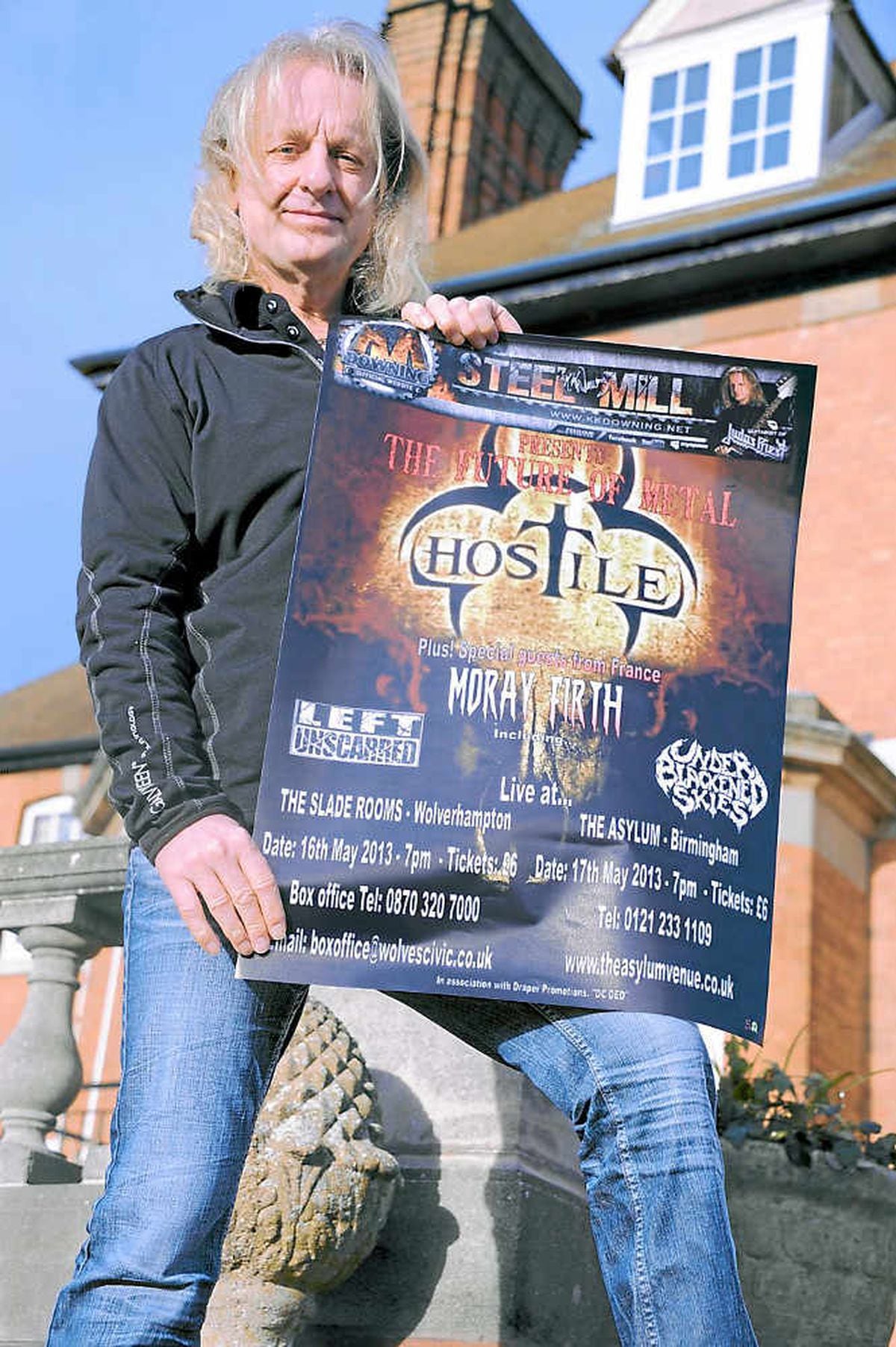 Star KK Downing has taken on a new challenge and become a rock promoter
