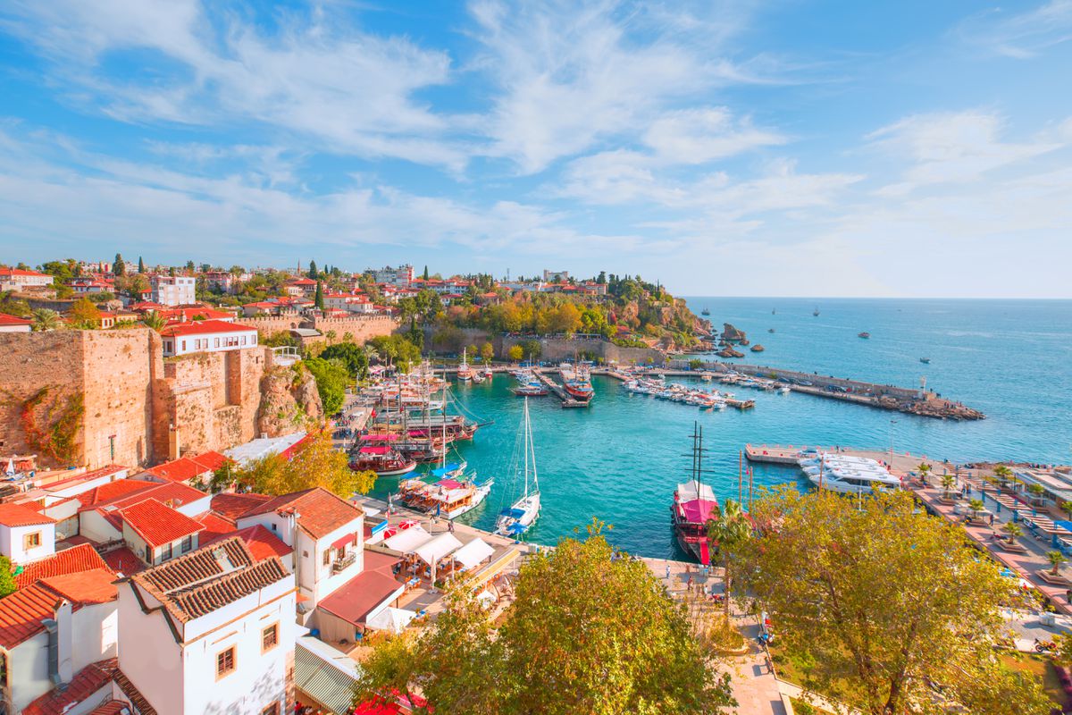 The old town of Antalya, Turkey