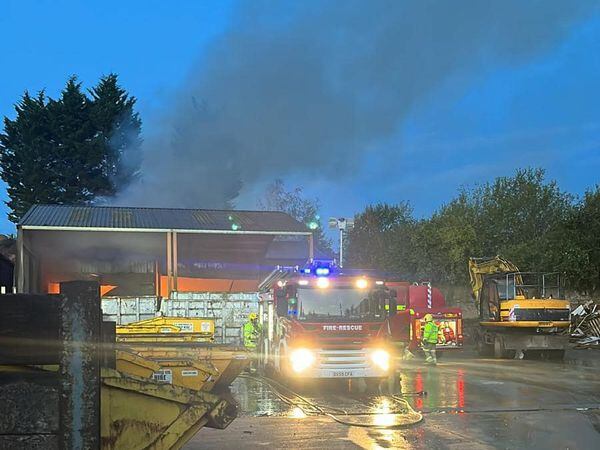 Firefighters have been at Knowle Sands industrial estate. Picture: Bridgnorth Fire Station