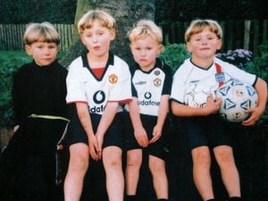 Undated picture of the sons, (from left) Callum, five, Joshua, seven, Daniel, three, and Thomas, six, who were killed by their father, farm labourer Keith Young, 38, as he committed suicide at a beauty spot near Llangollen, North Wales, by running a petrol lawnmower in the back of the family car. An inquest in Wrexham has heard Tuesday September 16, 2003, how Mrs Young, who now goes by the name Samantha Tolley, listened on the phone while her estranged husband killed himself and their four young sons. See PA story INQUEST Children. PA Photo.