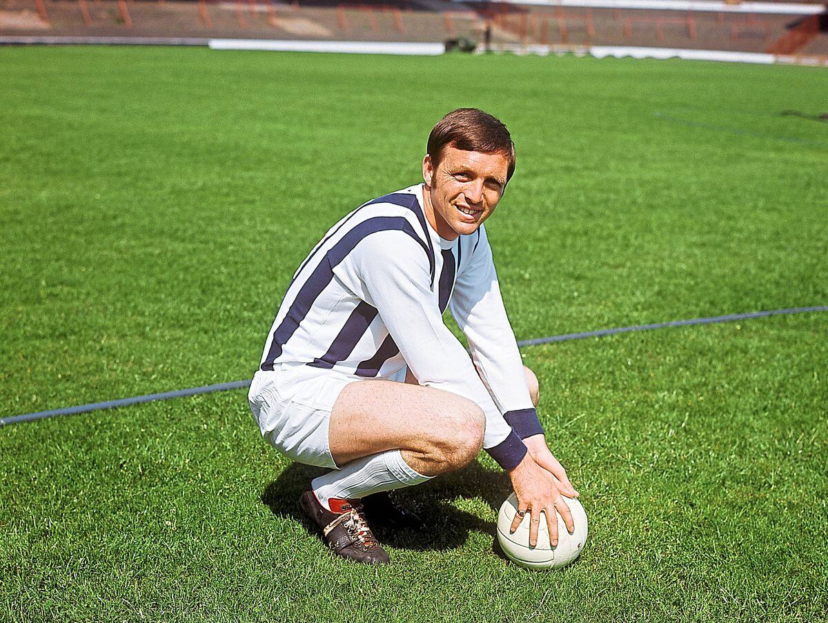 Jeff Astle at the club he loved