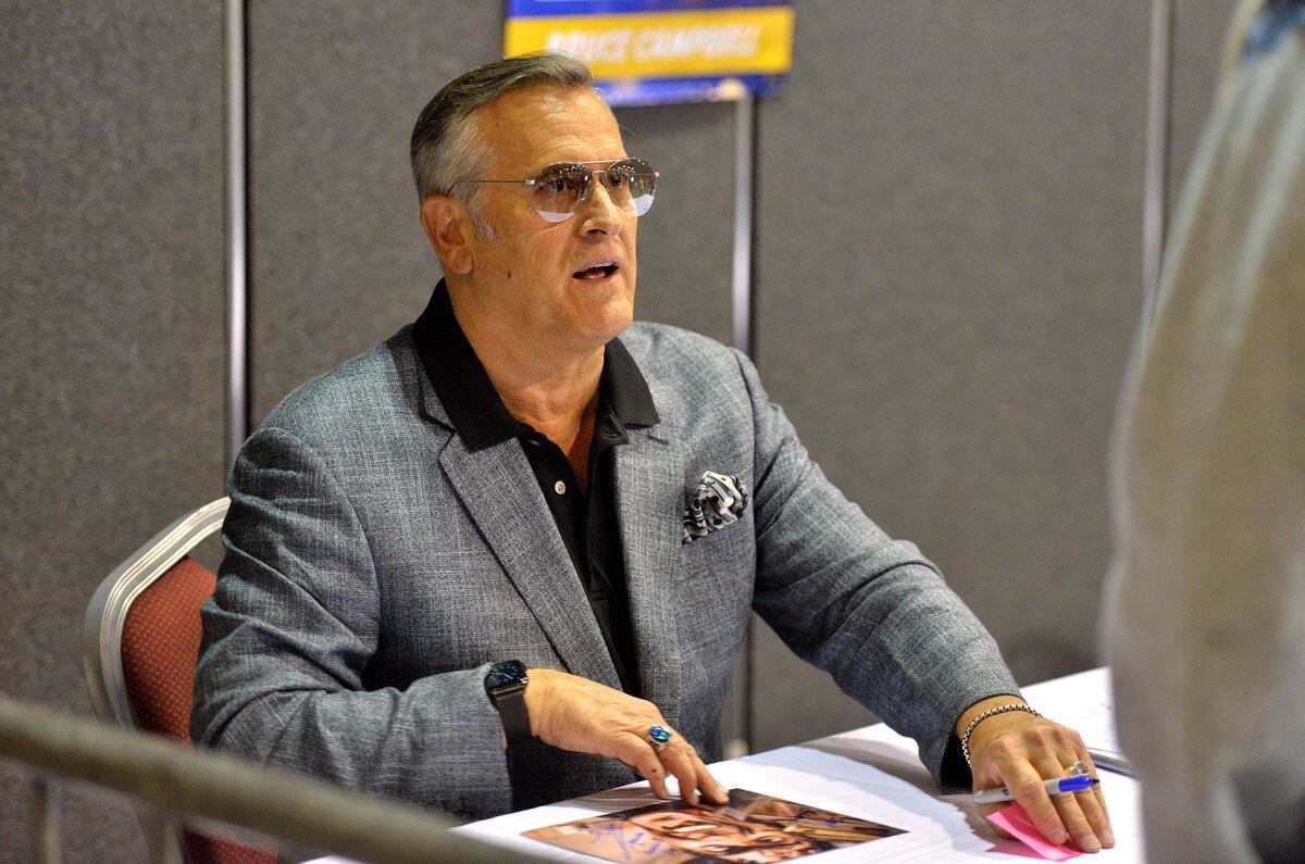 Bruce Campbell from Evil Dead, was a big draw..