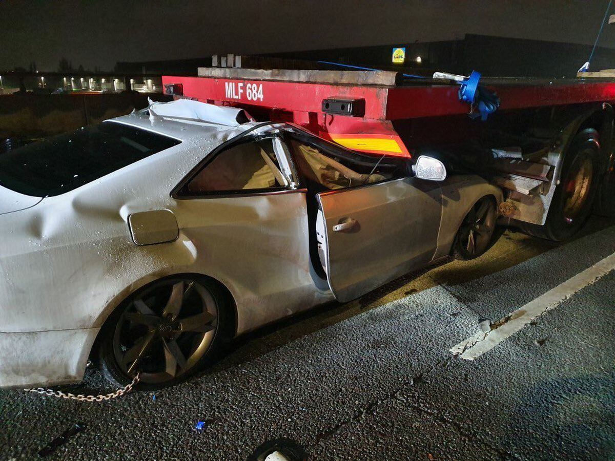 Driver of this car miraculously walked with away with minor injuries. Photo: CMPG
