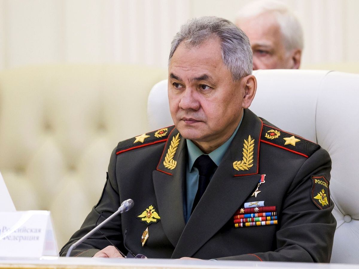 Russian defence minister Sergei Shoigu attends a session of the Council of Defence Ministers of the Collective Security Treaty Organisation (CSTO) in Minsk, Belarus