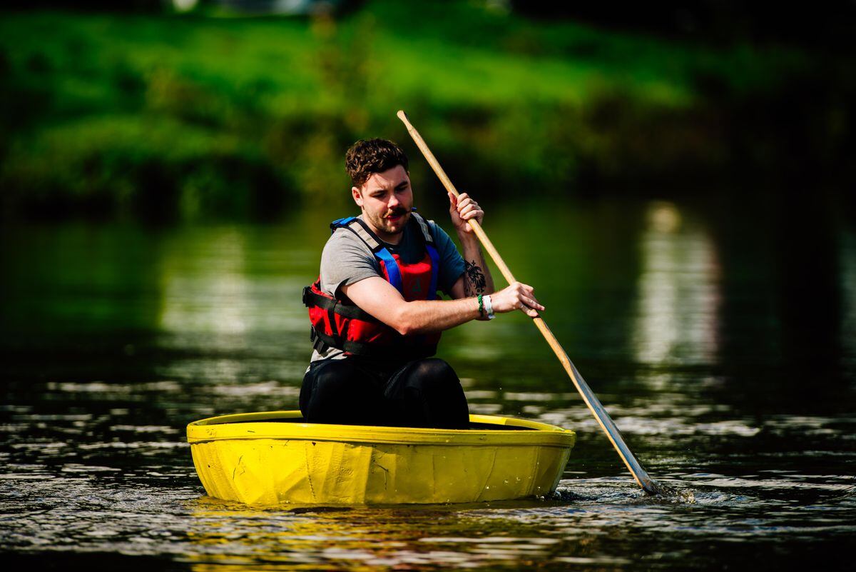 Coracle World Championships at Pengwern Boat Club