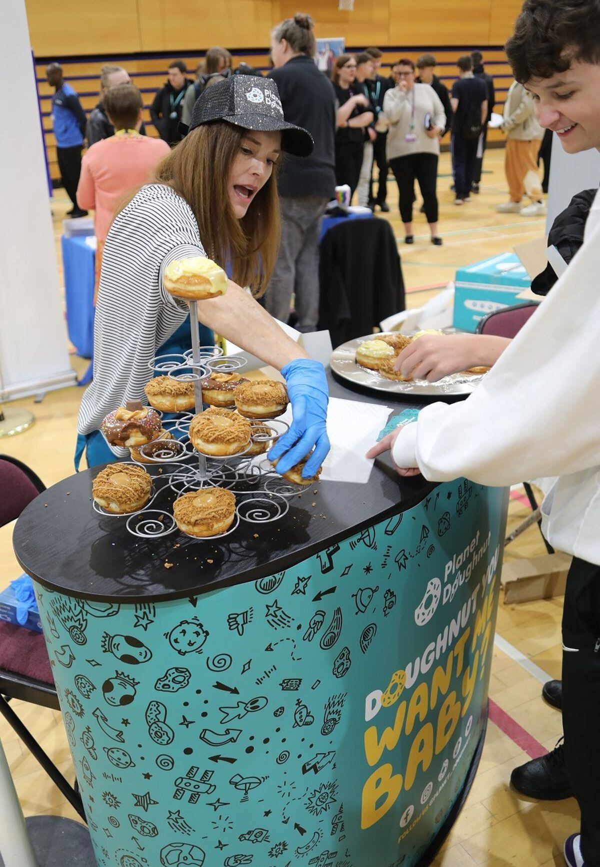 Planet Doughnut's giveaways proved popular