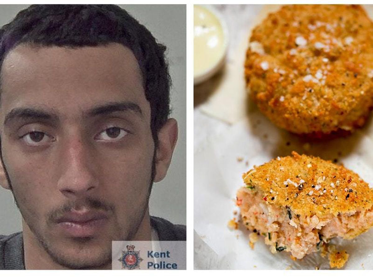 Hungry burglar who squeezed through cat flap caught after eating fishcake