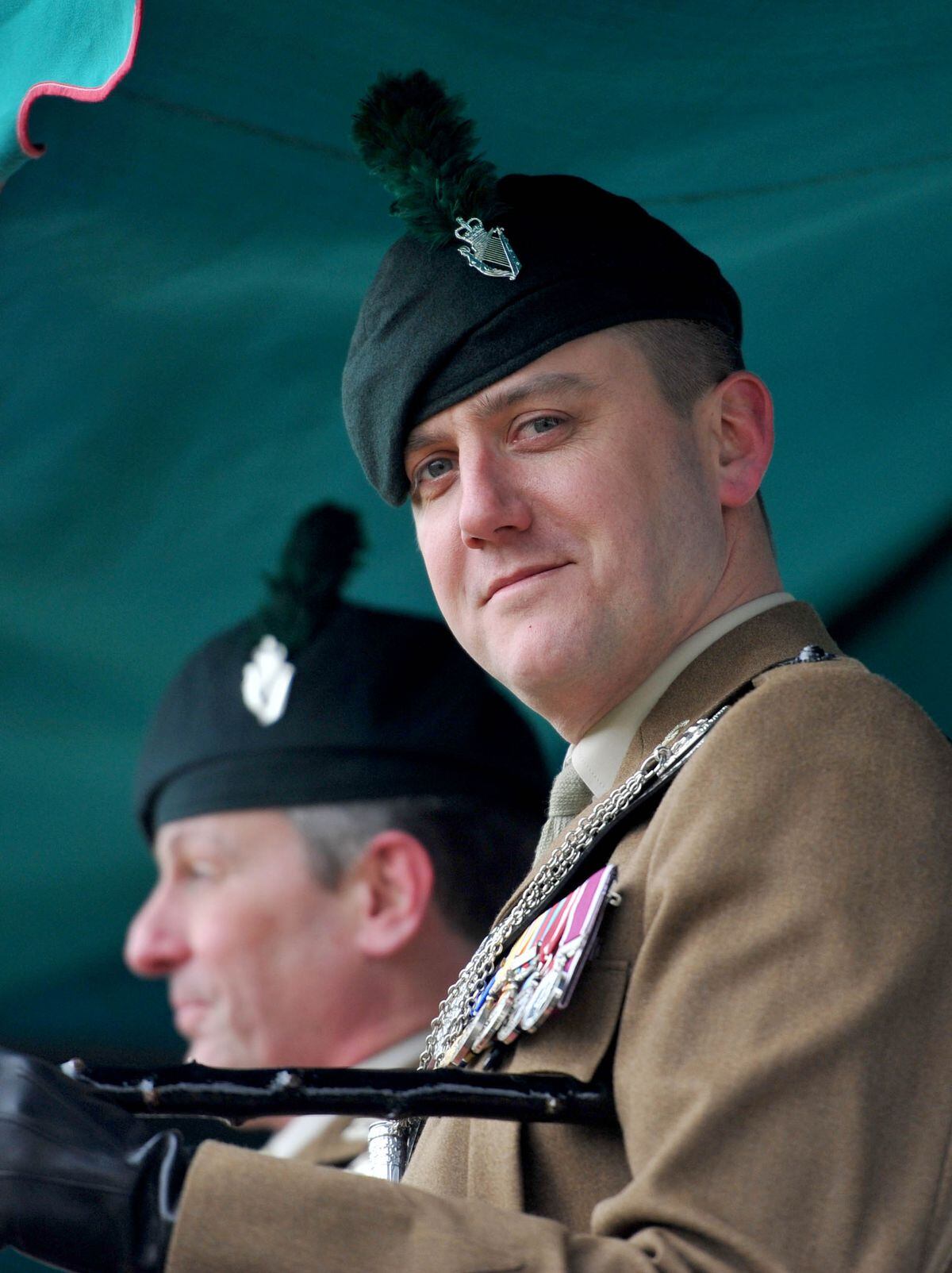 Irish Battalion Parade At Clive Barracks To Celebrate St Patricks Day