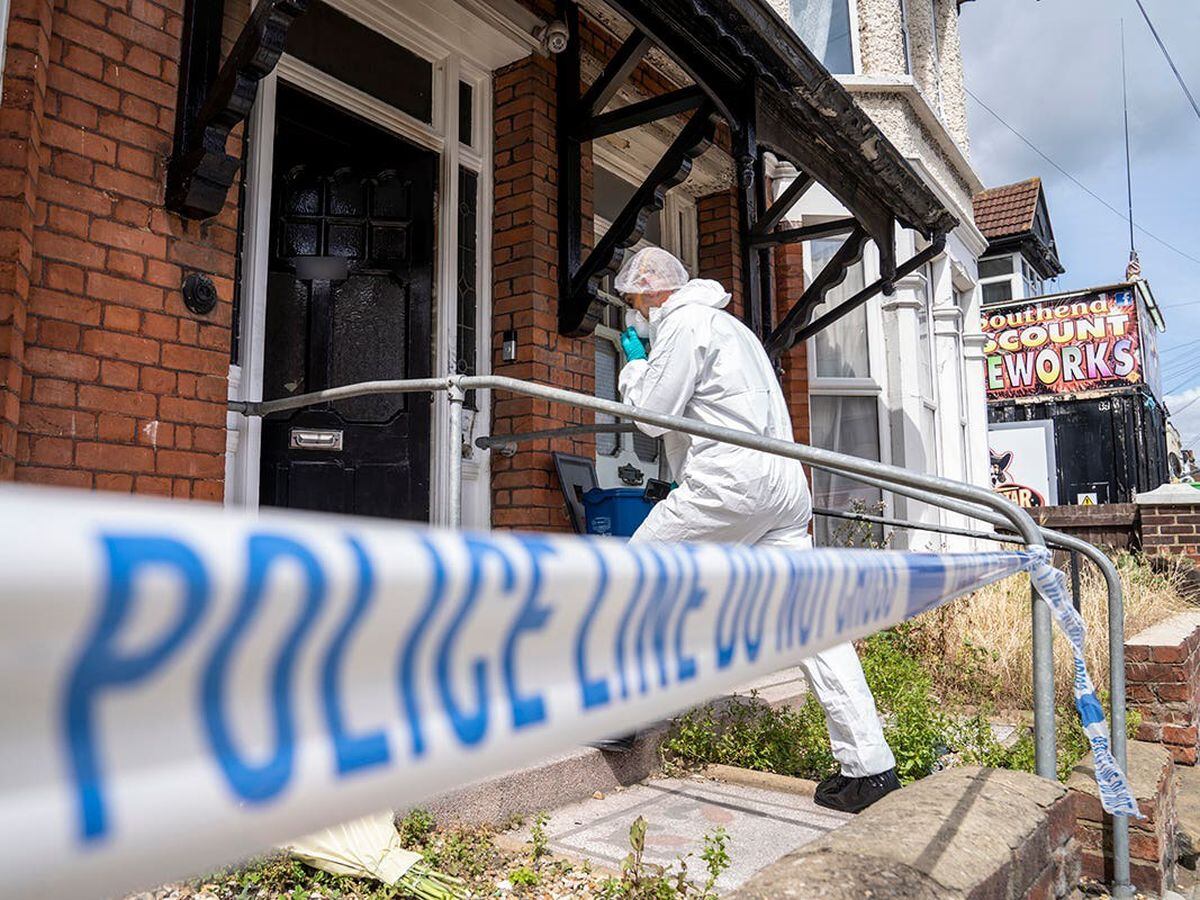 The scene of the fire in Southchurch Road, Southend, Essex. (Essex Police/ PA)