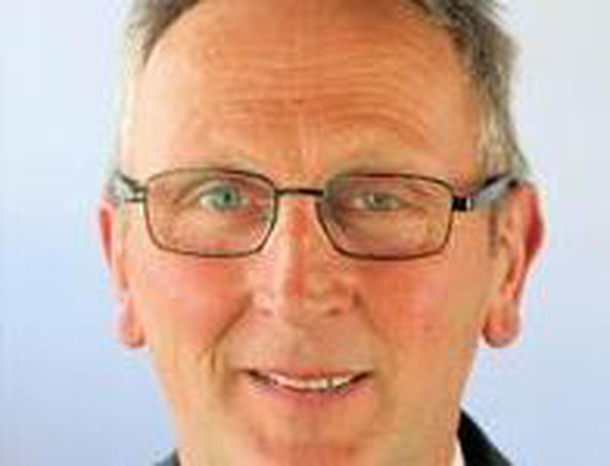 Cllr Peter Lewis who represents Llanfyllin