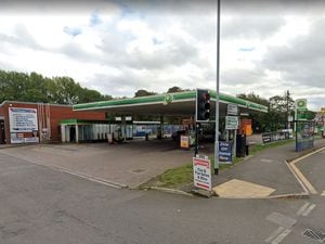 The petrol station in Hereford Road, Shrewsbury, where Robert Cairns drunk-drove. Photo: Google