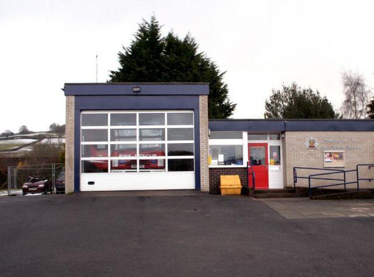Clun fire station. Picture: Shropshire Fire & Rescue Service