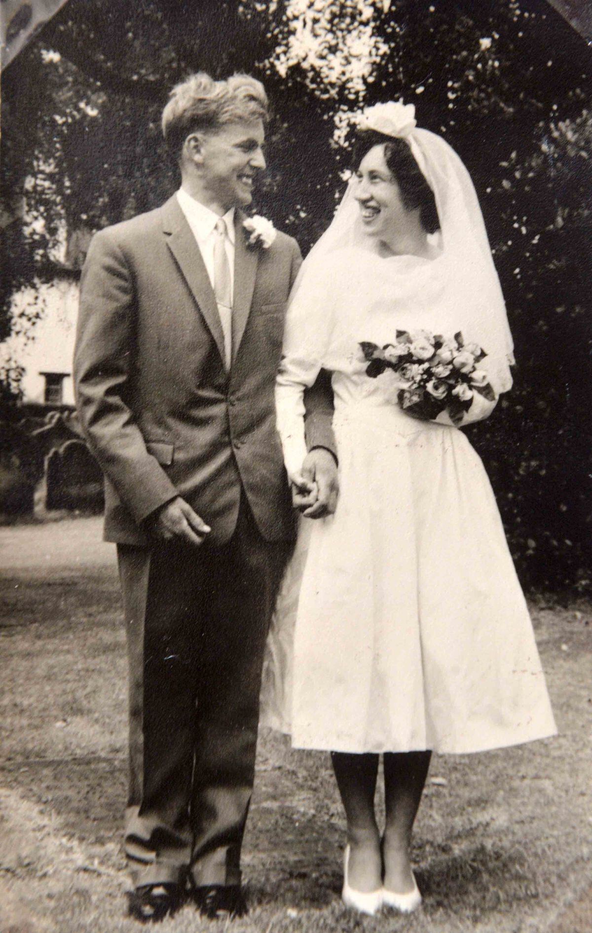 The couple were married at St Marys Church in Market Drayton in September, 1962