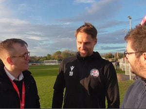 Lewis Cox and Jonny Drury alongside Salop and Wolves legend Dave Edwards - WATCH