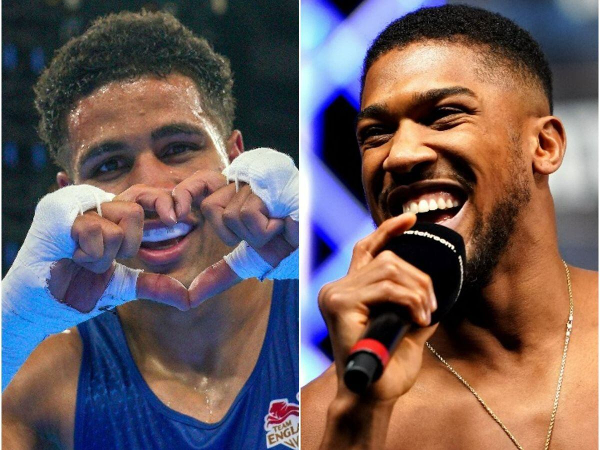 Delicious Orie and Anthony Joshua