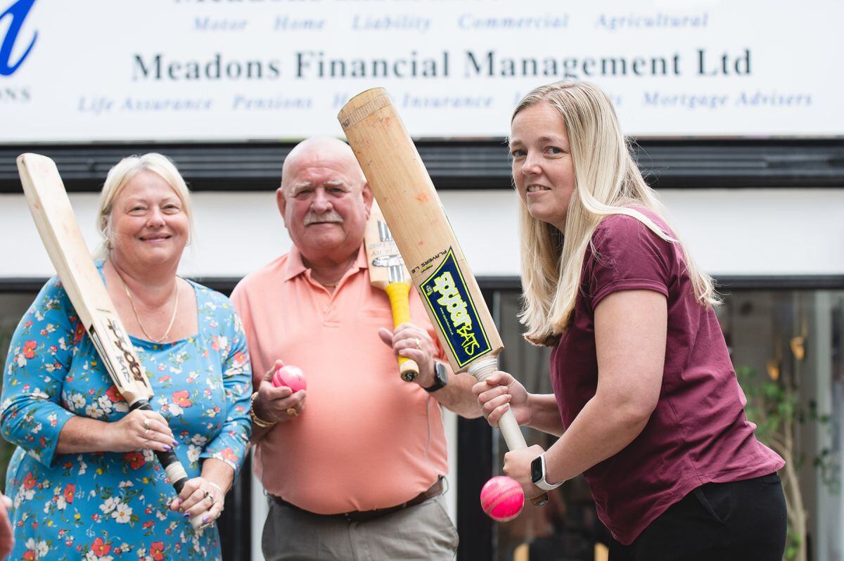 Meadons manager Lesley Prior and Kate Nagington Commercial Account Executive with SCCL chair Gordon Smith. Pictures: Malcolm Hart 