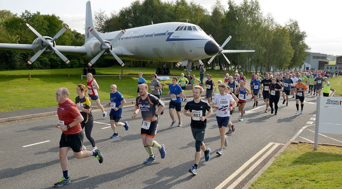 The Spitfire 10k event. Photo: RAF Cosford/Bob Greaves Photography