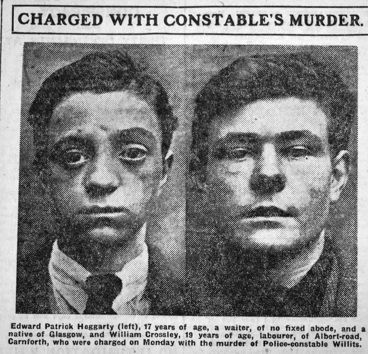The killers who escaped the gallows – Jock Heggerty, left, and Bill Crossley.
