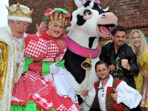 LAST ALAN FOGARASY COPYRIGHT EXPRESS & STAR  09/09/19
Jack and the Beanstalk with is the panto for 2019 at The Place Telford.  From the show Spencer K Gibbins, Tim Ames, Oliver Mellor, Carl Dutfield and Chloe Barlow