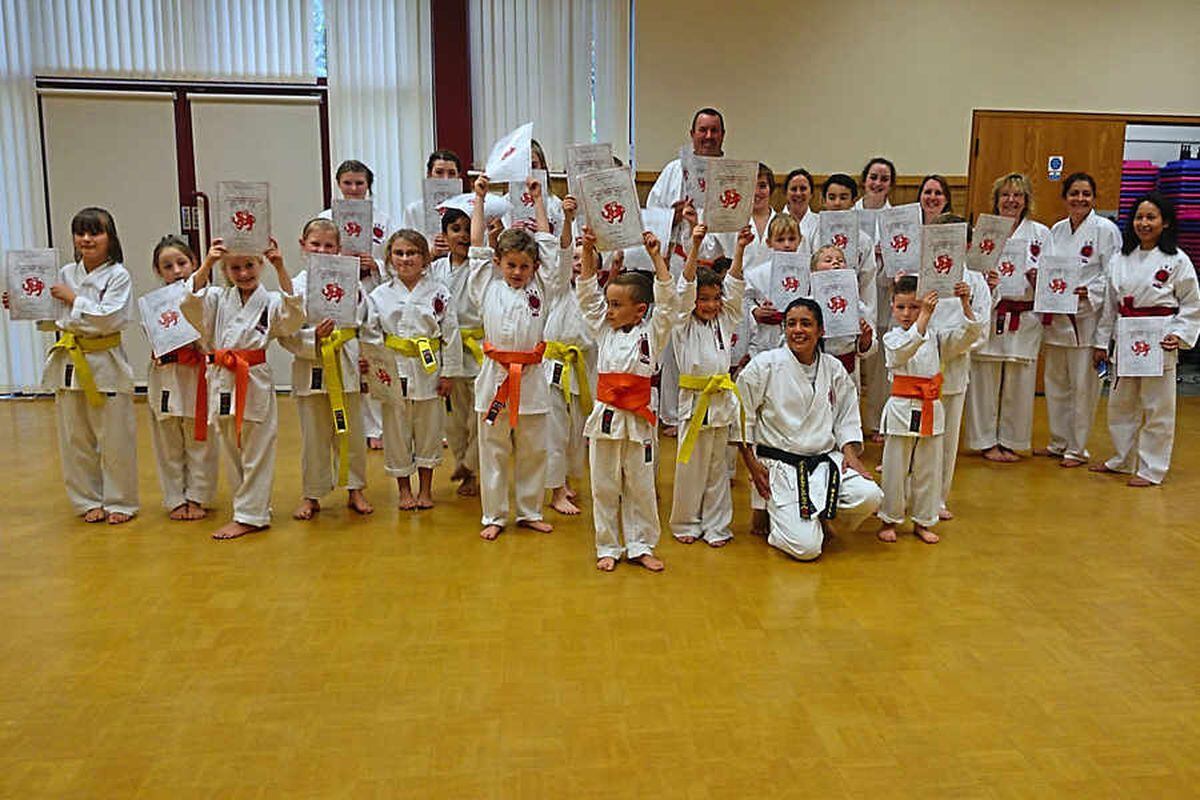 Telford karate school marks its birthday