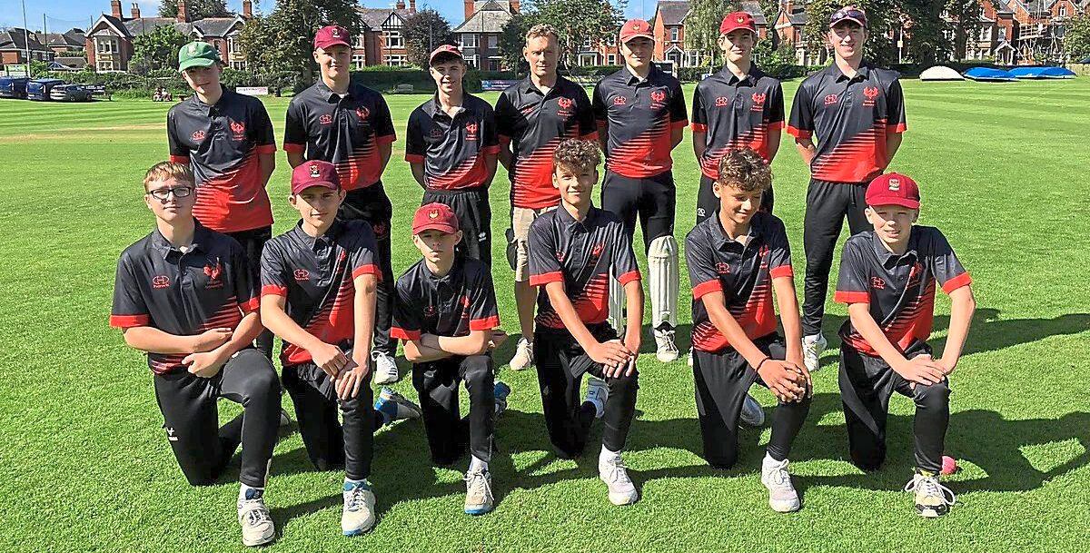 Newtown Under-15s won the Dave Vart Memorial Trophy at Oswestry CC