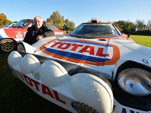 Mel Lewis, from Middletown, near Welshpool, with his 1970s Lancia Stratos