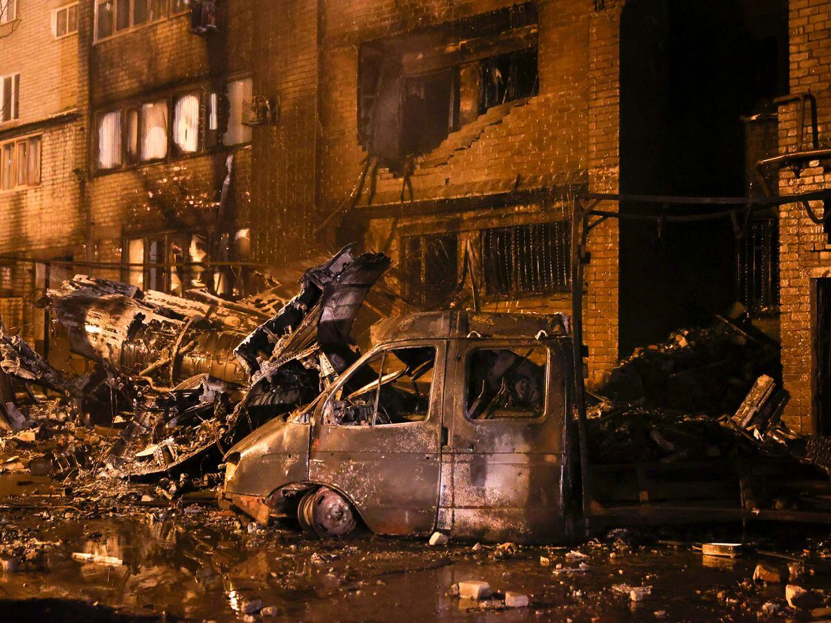 13 dead after Russian warplane crashes into apartment block