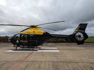 A police helicopter was called to aid the search