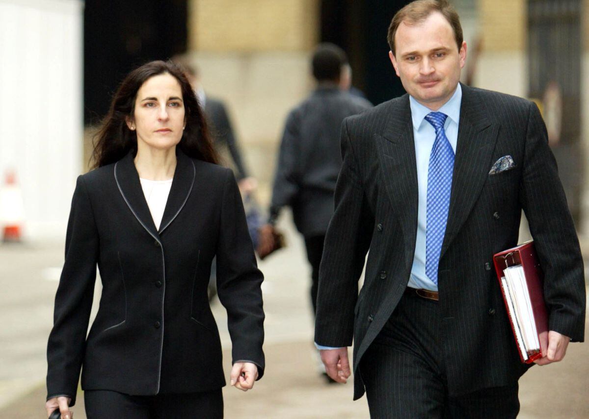 Diana and Charles Ingram on their way to court