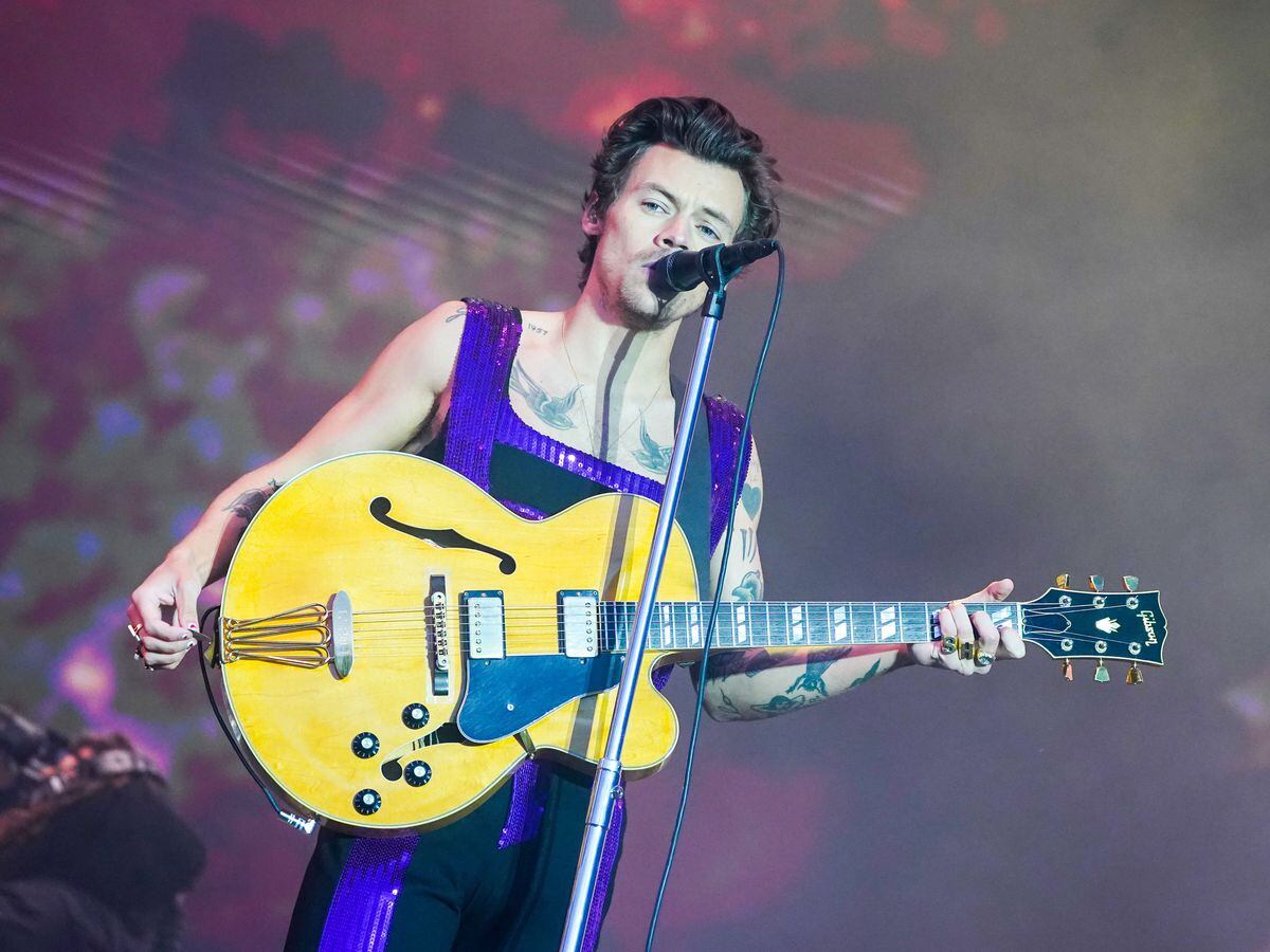 Harry Styles performing on the main stage during the BBC Radio 1’s Big Weekend at the War Memorial Park in Coventry.