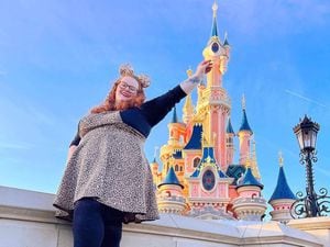 Kirsty in Disneyland, Paris. Photo: Instagram @Kirstyleannetravels