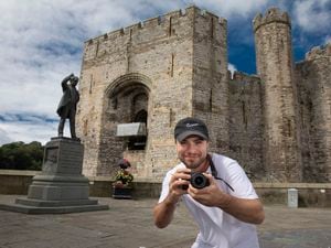 Travel blogger Kieren Windsor has created a guidebook for tourists visiting Wales. Picture: Mandy Jones