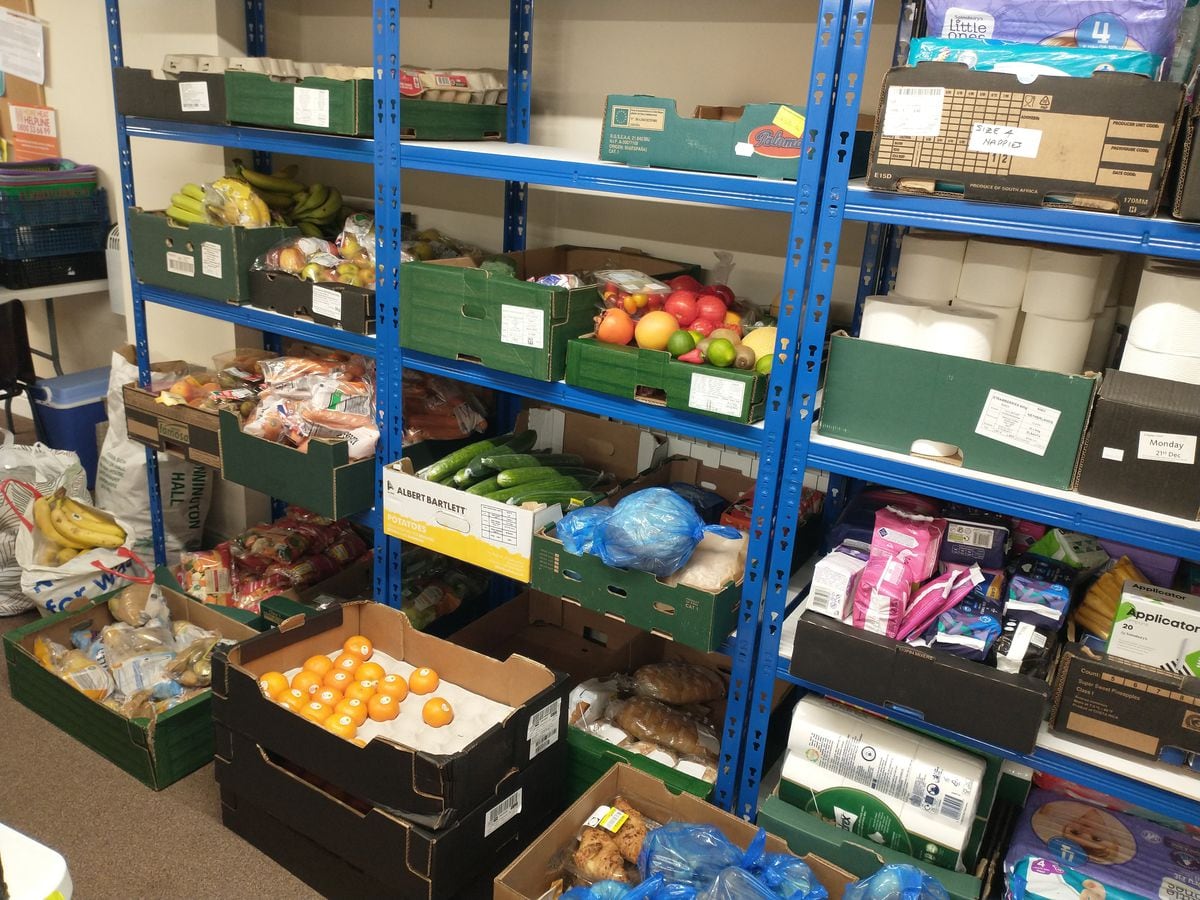 The food bank can now also provide some fresh food