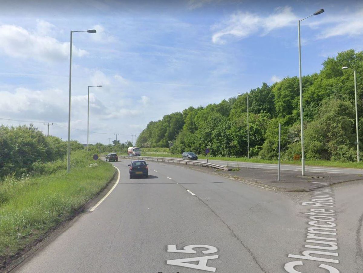 The A5 where it meets the A458 Welshpool Road near Shrewsbury. Photo: Google