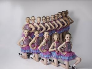 Students from the dance school
