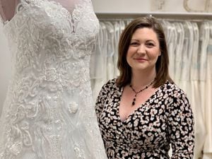 Suzanne Heavens of Heavenly Brides of Shrewsbury, inside The Collective in the Darwin Centre