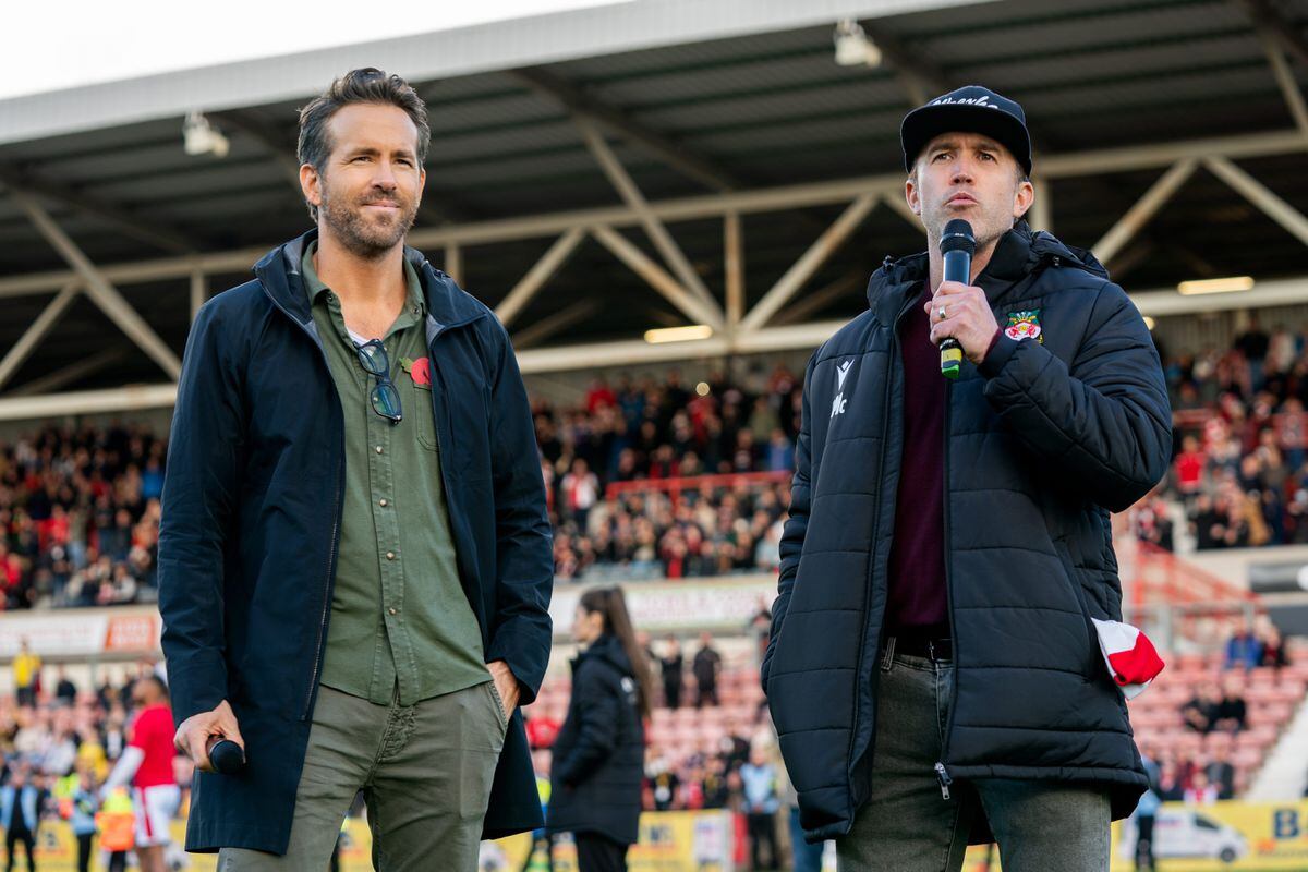 Undated TV still from Welcome To Wrexham. Pictured: Ryan Reynolds and Rob McElhenney. PA Feature SHOWBIZ Download Reviews. Picture credit should read: PA Photo/FX Networks. All Rights Reserved. WARNING: This picture must only be used to accompany PA Feature SHOWBIZ Download Reviews.