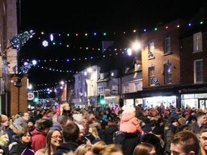 A previous Christmas lights switch on in Newport 
