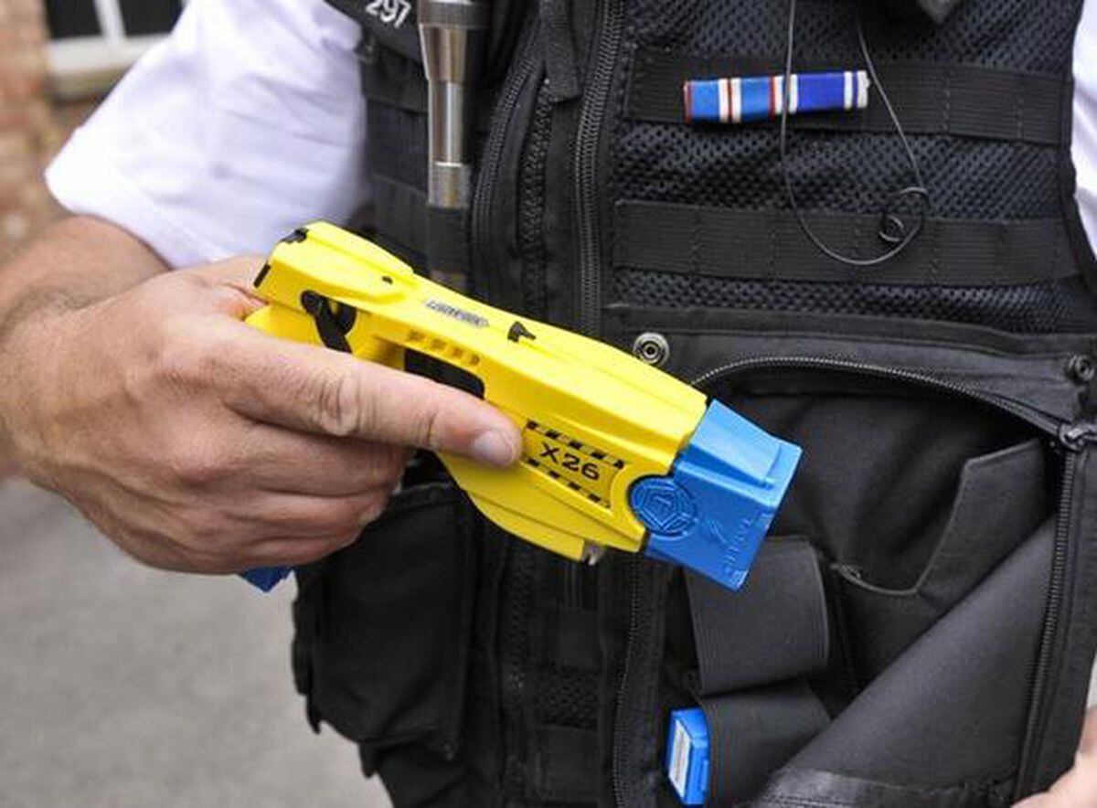 A review of 101 incidents where a Taser was drawn has been completed