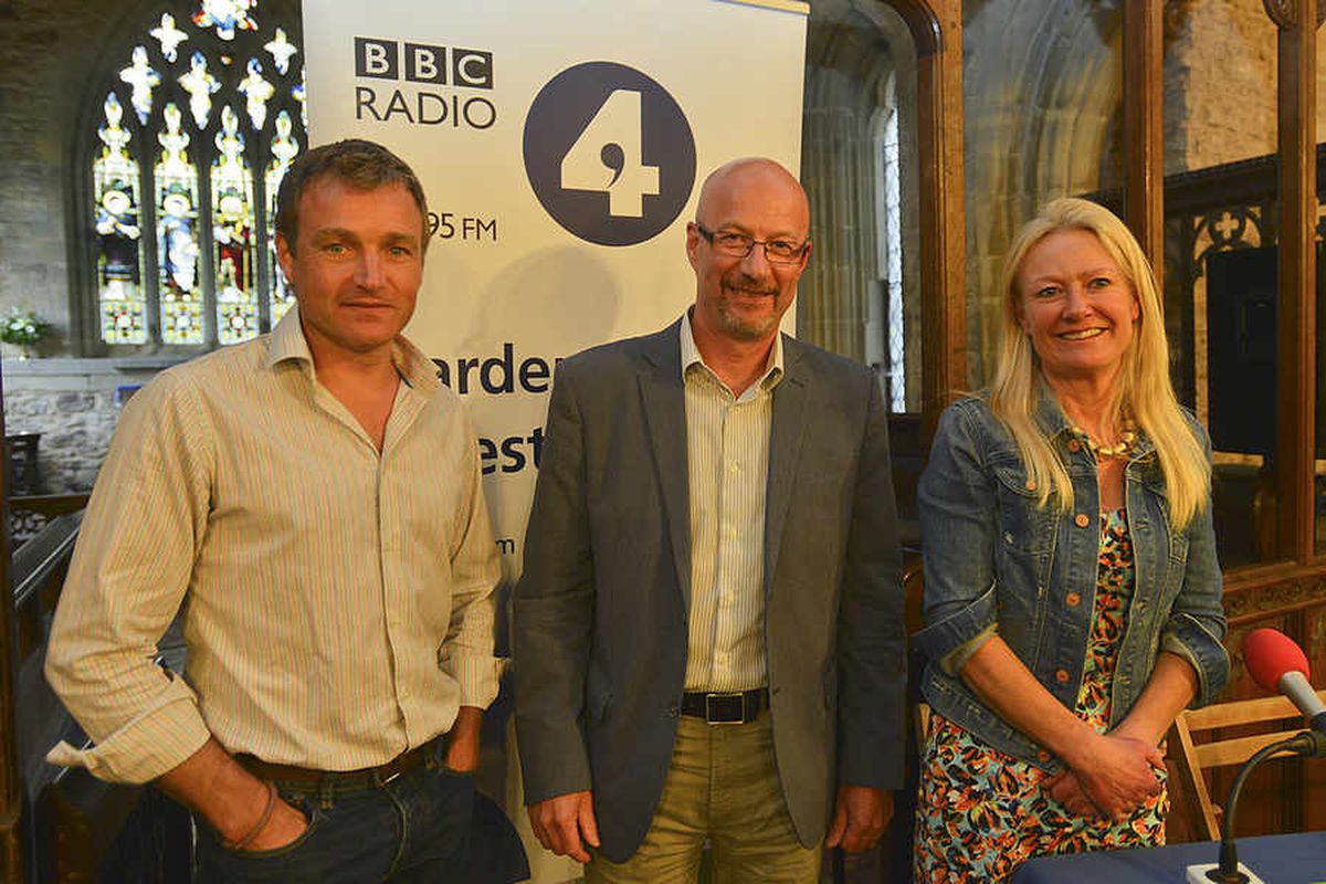 BBC radio gardening show recorded at Shropshire church 