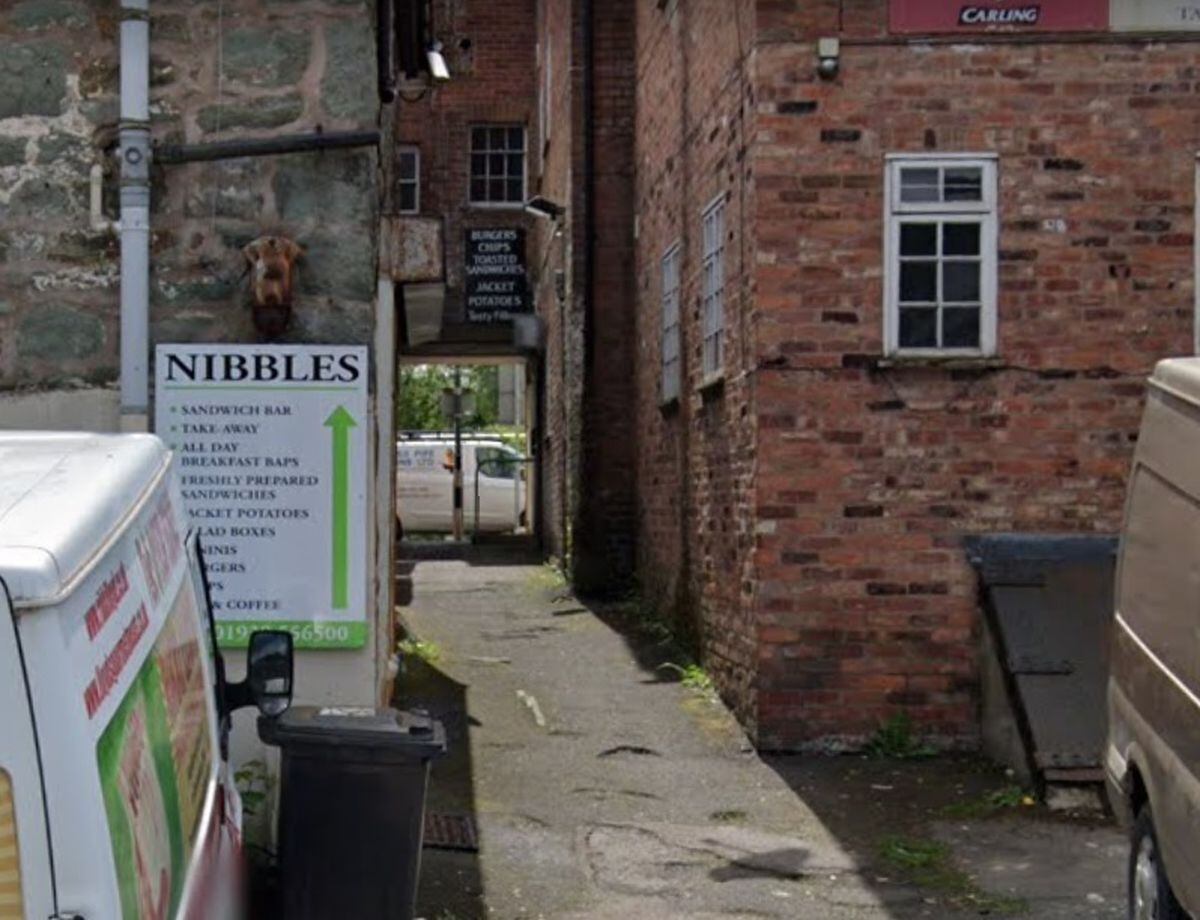 The back of Bear Passage in Welshpool. Photo: Google.