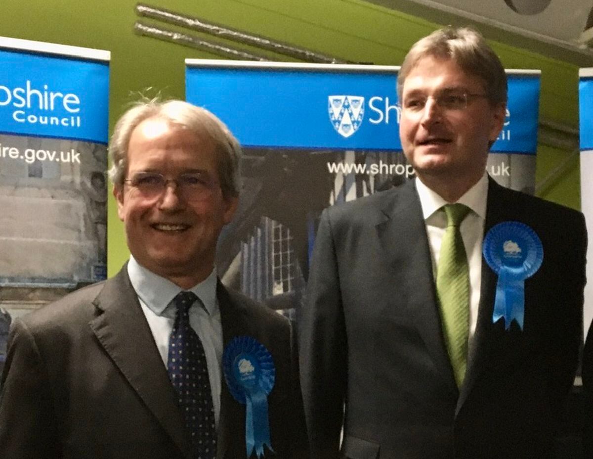 Owen Paterson, who has resigned as the MP for North Shropshire with Shrewsbury MP Daniel Kawczynski