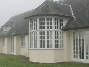 Basil Webb Hall - part of Bronllys hospital near Brecon - the building is set to be redeveloped to become a Health and Care Academy.