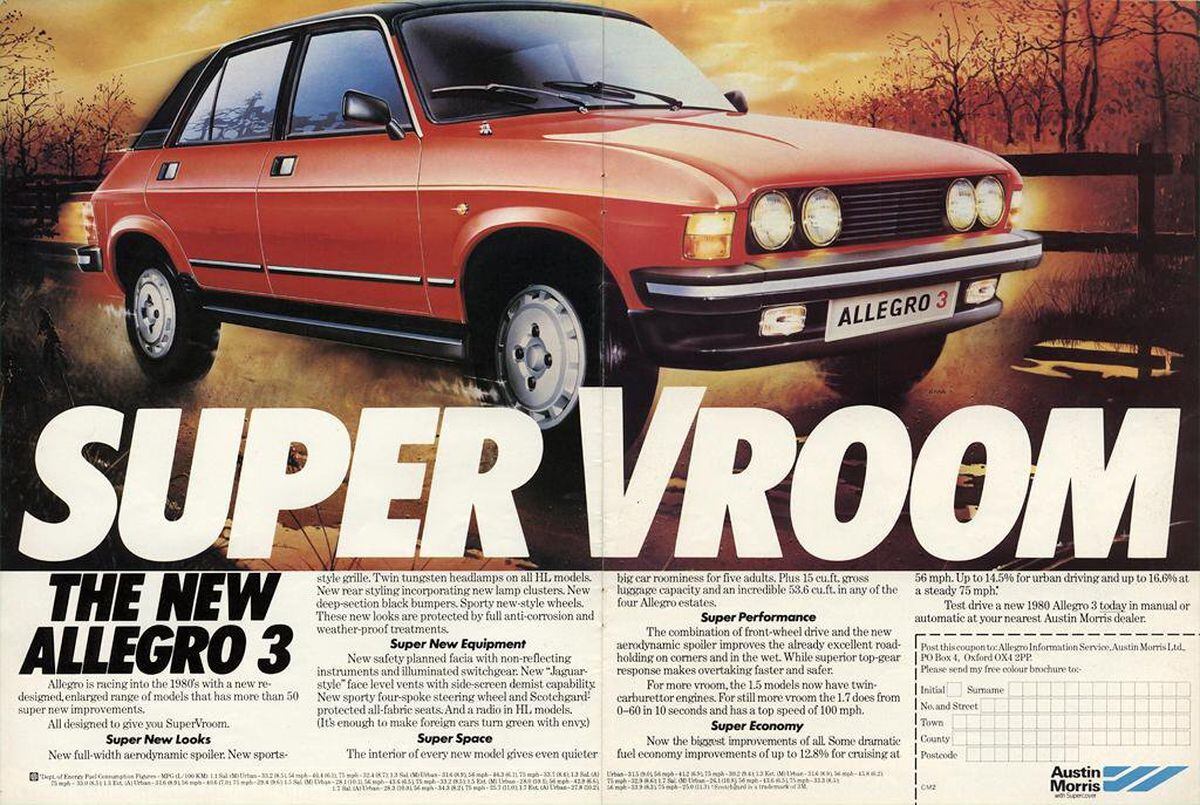 A slick advertising campaign accompanied the third generation Allegro