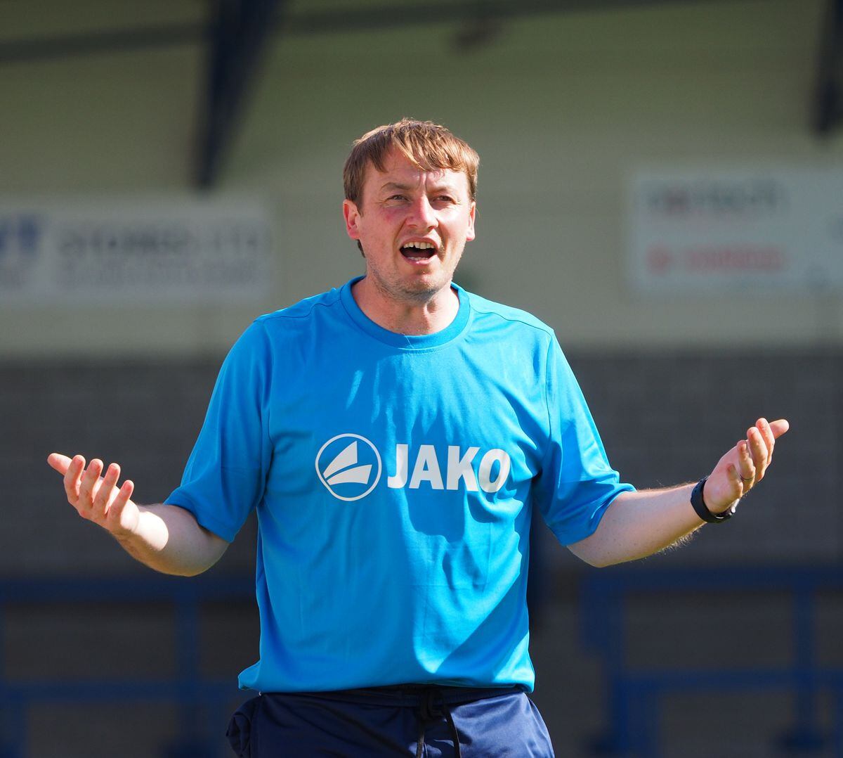 Andy Pryce during his time as a coach at Telford