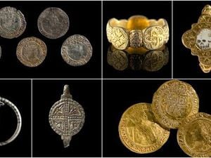 Coins and rings discovered by metal detectorists in Powys have been officially declared as treasure