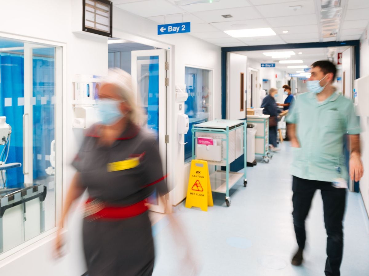 The new acute medical floor at Royal Shrewsbury Hospital