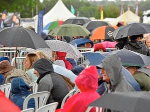Crowds brave the weather at the Burwarton Show