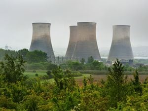 Cooling towers.