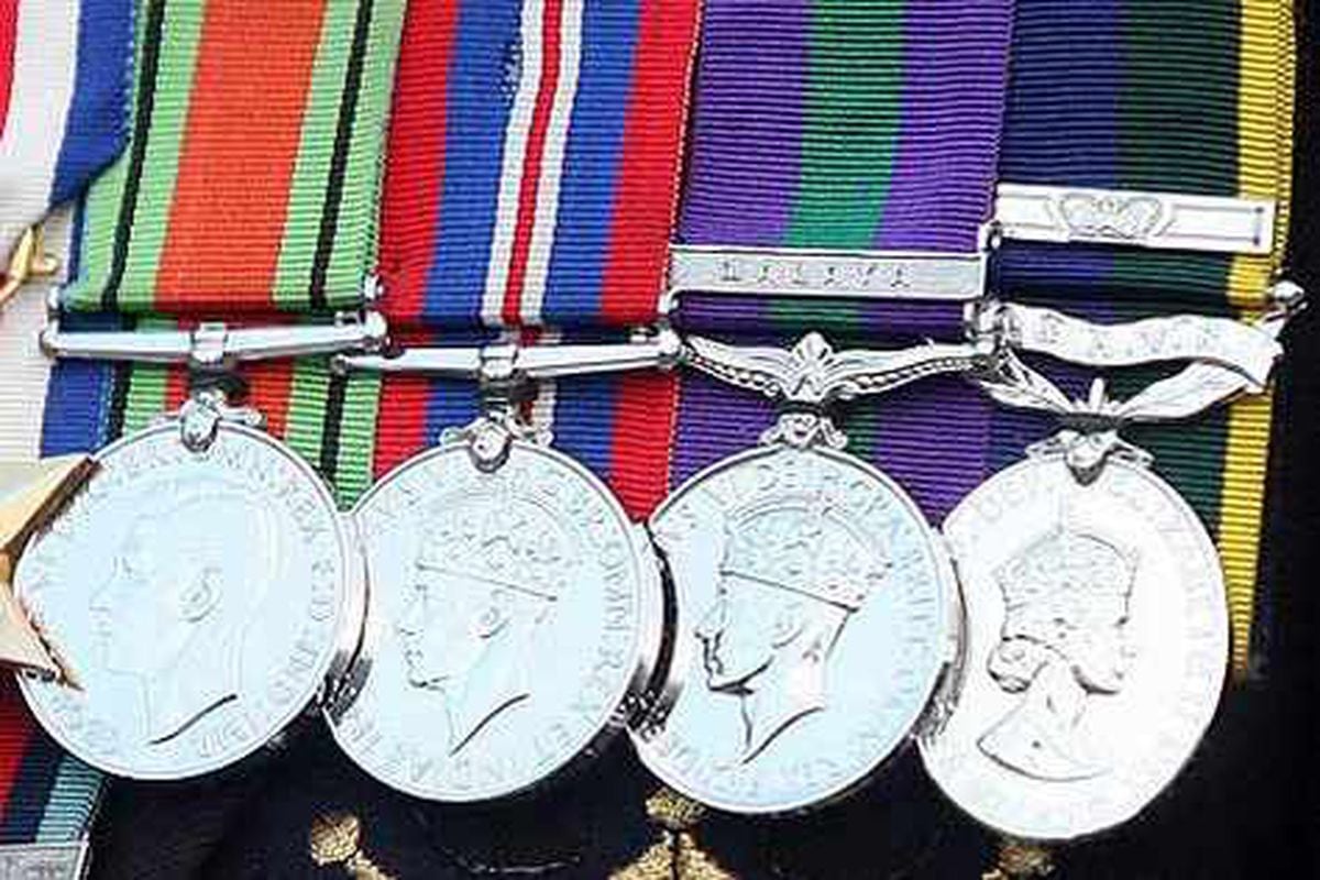 Shropshire SAS hero's medals sell for £72,000
